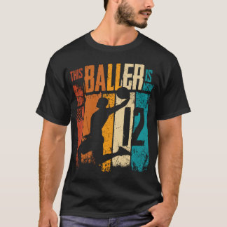12 Year Old Basketball 12Th Birthday Boy Basketbal T-Shirt