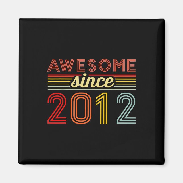 12 Year Old Boy Girl Birthday 12th Bday Funny 12yr Magnet (Front)