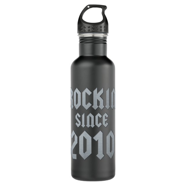 12 Year Old Classic Rock 2010 12th Birthday  710 Ml Water Bottle (Front)