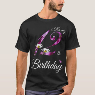 12 Year Old Floral 2010 It's My 12th Birthday Gif T-Shirt