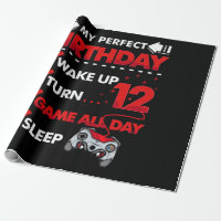 12 Year Old Gamer Boy 12nd Perfect Birthday Gaming