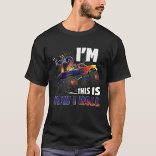 12 year old monster truck birthday boy 12th Truck T-Shirt