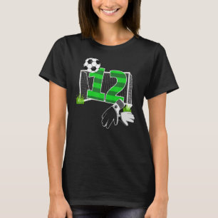12 Year Old Soccer Player 12th Birthday Party Boy T-Shirt