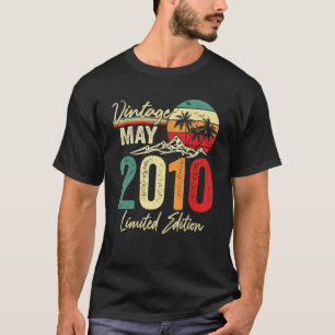 12 Year Old Vintage May 2010 12th Birthday T-Shirt