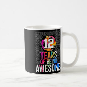 12 Years Of Being Awesome Soccer 12th Birthday _1 Coffee Mug