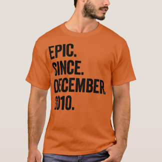 12 Years Old December 2010 12th Birthday T-Shirt