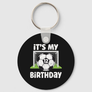 12 Years Old Soccer 12th Birthday Player Kids B-da Key Ring
