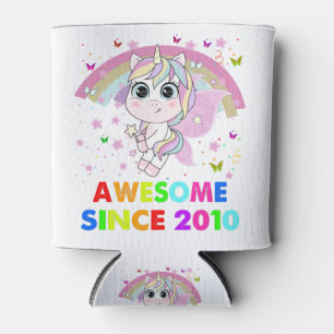 12 Years Old Unicorn Cutie 11th Birthday Unicorn G Can Cooler