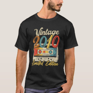 12 Years Old Vintage 2010 Cassette Tape Retro 12Th T-Shirt