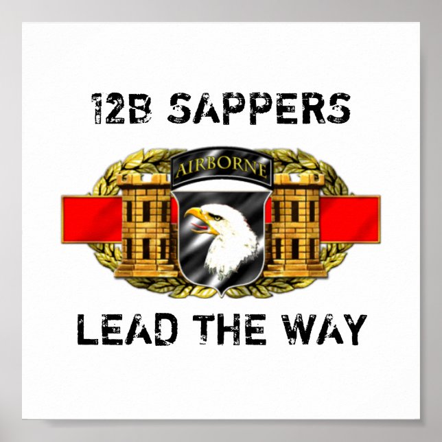 12B 101st Airborne Division Poster (Front)