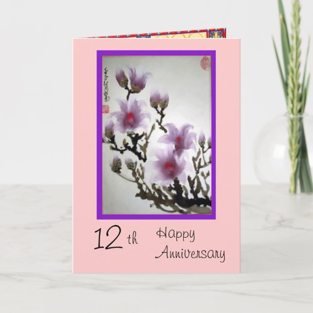 12th Anniversary card (Front)