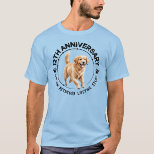 12th anniversary Golden jumping T-Shirt
