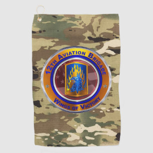 12th Aviation Brigade  Golf Towel