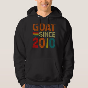 12th Birthday 12 Years Old Goat Since 2010 Hoodie