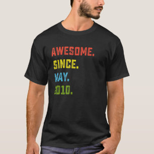 12th Birthday  Awesome Since May 2010 12 Years Old T-Shirt