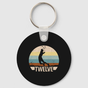 12th Birthday Badminton 12 Years Badminton Boys Ba Key Ring