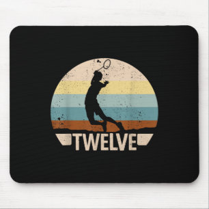 12th Birthday Badminton 12 Years Badminton Boys Ba Mouse Mat