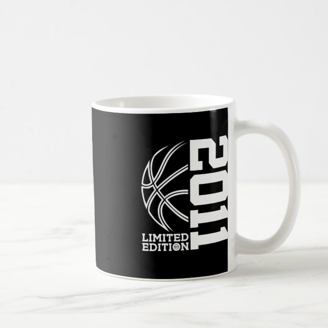 12th Birthday Basketball Limited Edition 2011  Coffee Mug (Right)
