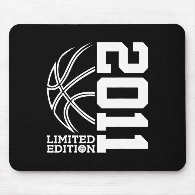 12th Birthday Basketball Limited Edition 2011  Mouse Mat (Front)