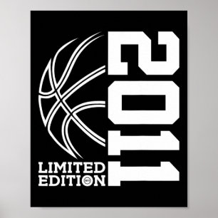 12th Birthday Basketball Limited Edition 2011  Poster