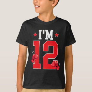 12th Birthday Boxing Twelve Year Old Boxer Birthda T-Shirt