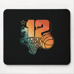 12th Birthday Boy Sketll Player Sketll 12 Years Ol Mouse Mat