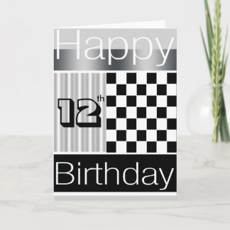 12th Birthday Card