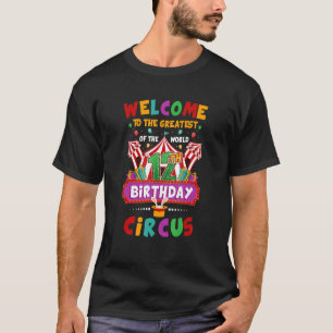 12th Birthday Circus Greatest Birthday Kids Carniv T-Shirt