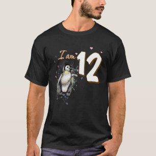12th Birthday Cute Penguin Fan T-Shirt