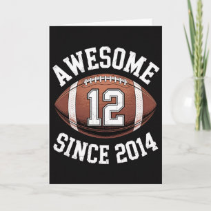 12th Birthday Football Sports Card For Him