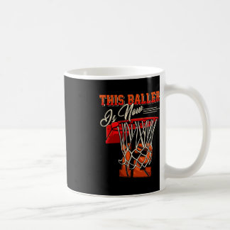 12th Birthday  For Boy Basketball 12 Years Old Kid Coffee Mug