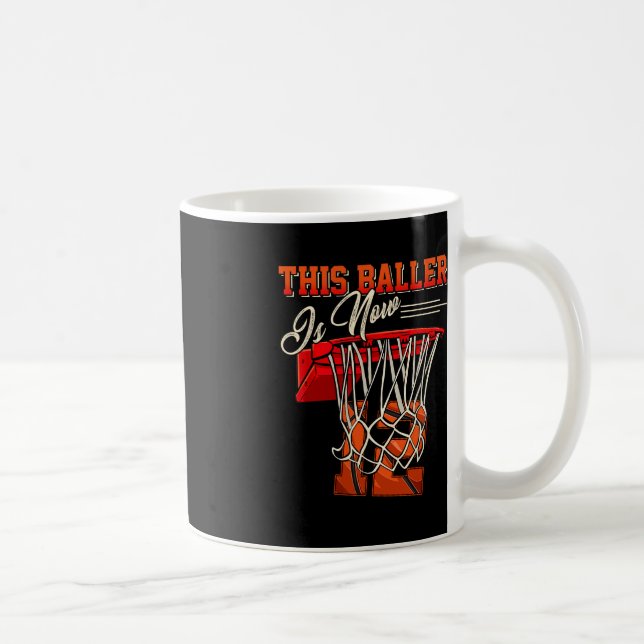 12th Birthday  For Boy Basketball 12 Years Old Kid Coffee Mug (Right)