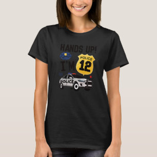 12th Birthday Policeman Boy Twelve Year Old Police T-Shirt
