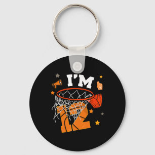 12th Birthday Sketll Boy Twelve Years 12 Yr Old Bd Key Ring
