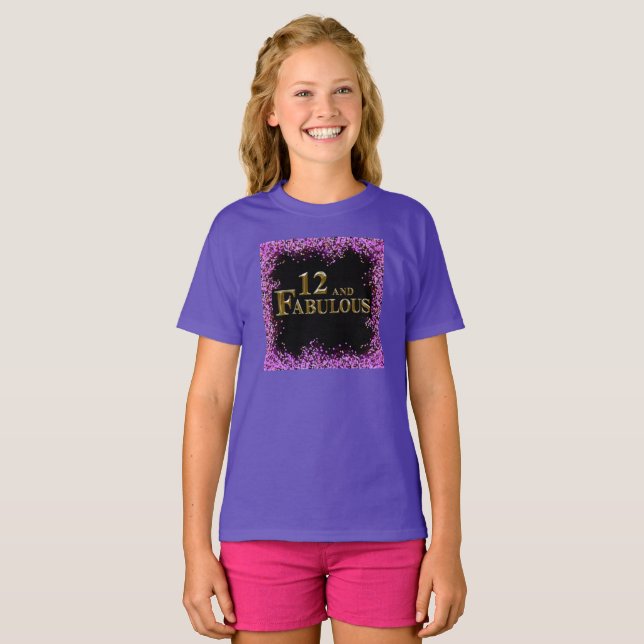 12th  Birthday  T-Shirt (Front Full)