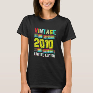 12th Birthday Vintage 2010 12 Years Old T-Shirt