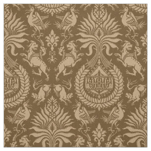 12th Century Damask with Animals Fabric