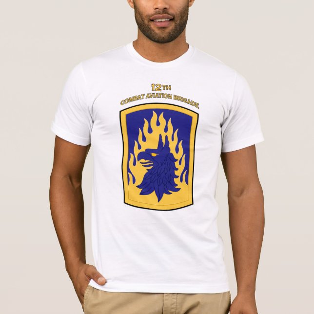 12th Combat Aviation Bde shoulder patch T-shirt (Front)