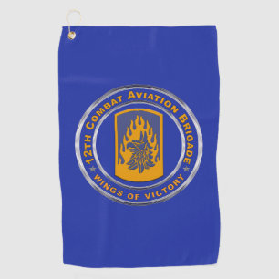 12th Combat Aviation Brigade CAB Golf Towel