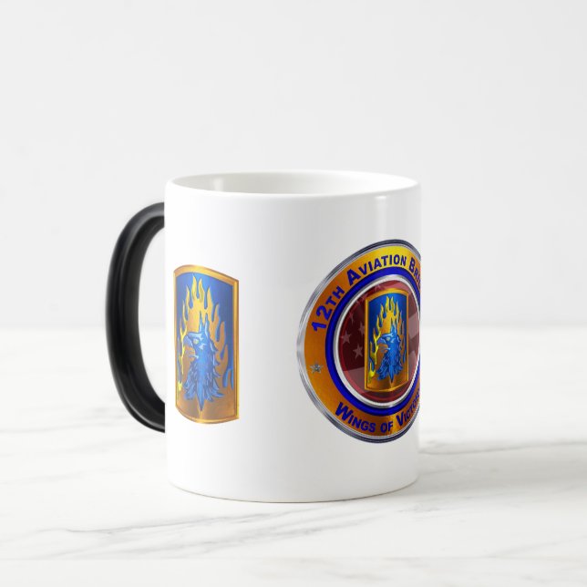 12th Combat Aviation Brigade Magic Mug (Front Left)
