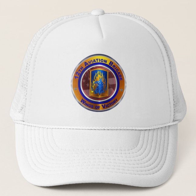 12th Combat Aviation Brigade  Trucker Hat (Front)