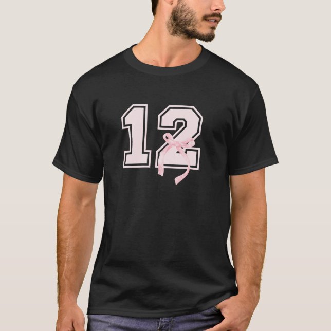 12th Coquette Birthday Party Twelve Year Old Coque T-Shirt (Front)