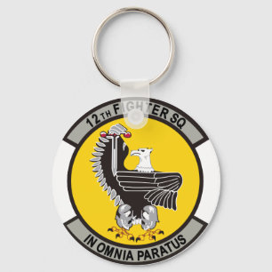 12th Fighter Squadron Key Ring