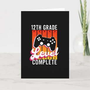 12th Grade Graduation Gamer Graduation Card