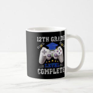 12th Grade Level Complete Gamer Cl Of 2025 Graduat Coffee Mug