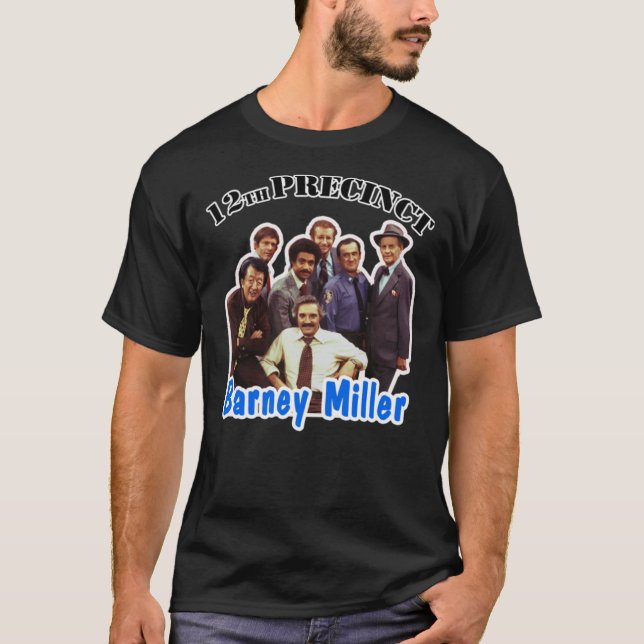 12th Precinct Barney Miller Cast Graphic Classic C T-Shirt (Front)