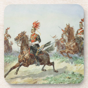 12th Royal Lancers (w/c over pencil heightened wit Coaster
