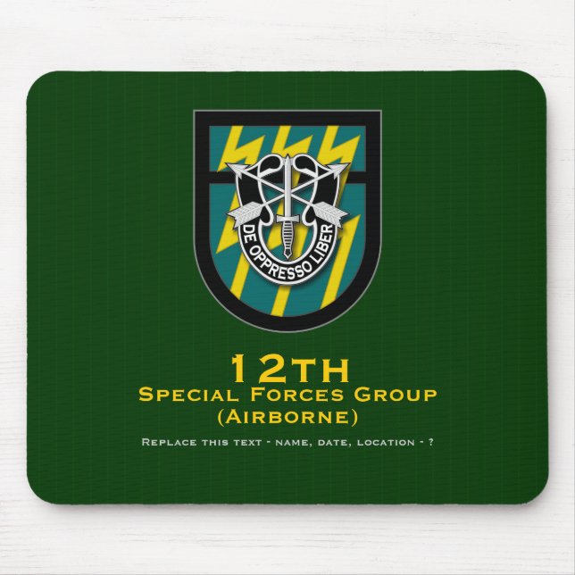 12th SFG-A 2 Mouse Mat (Front)