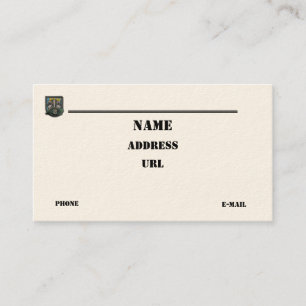 12th special forces group vets flash business Card