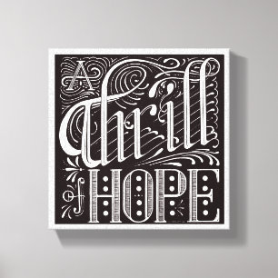 12x12 Canvas "Thrill of Hope"